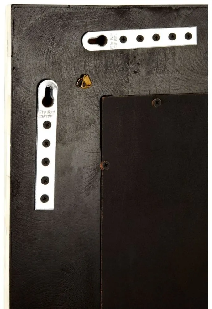 Boho Bone Inlay Wall Mirror - Black