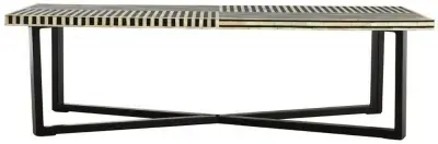 Bone Inlay Coffee Table - Black image