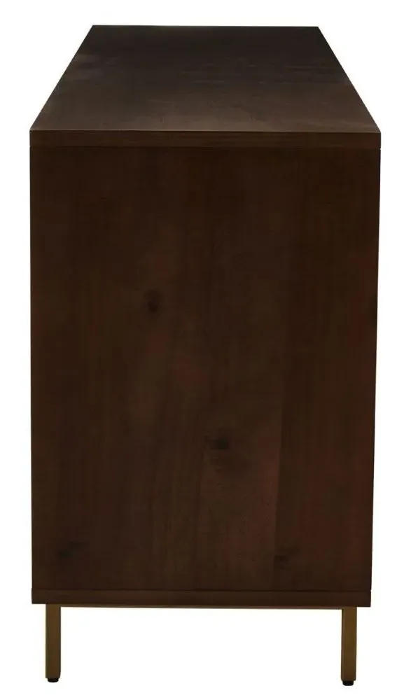 Brando 2 Door Extra Large Sideboard - Dark Brown