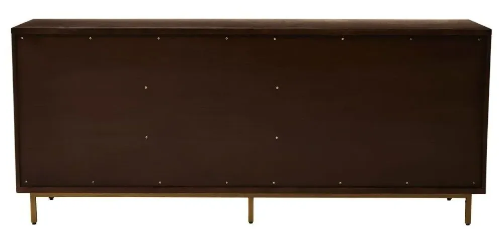 Brando 2 Door Extra Large Sideboard - Dark Brown