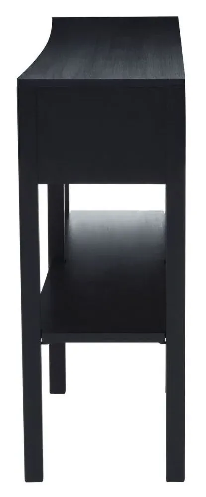 Corso 2 Drawer Console Table - Black, Rattan