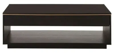 Diamond Storage Coffee Table - Brown, Dark Wood image