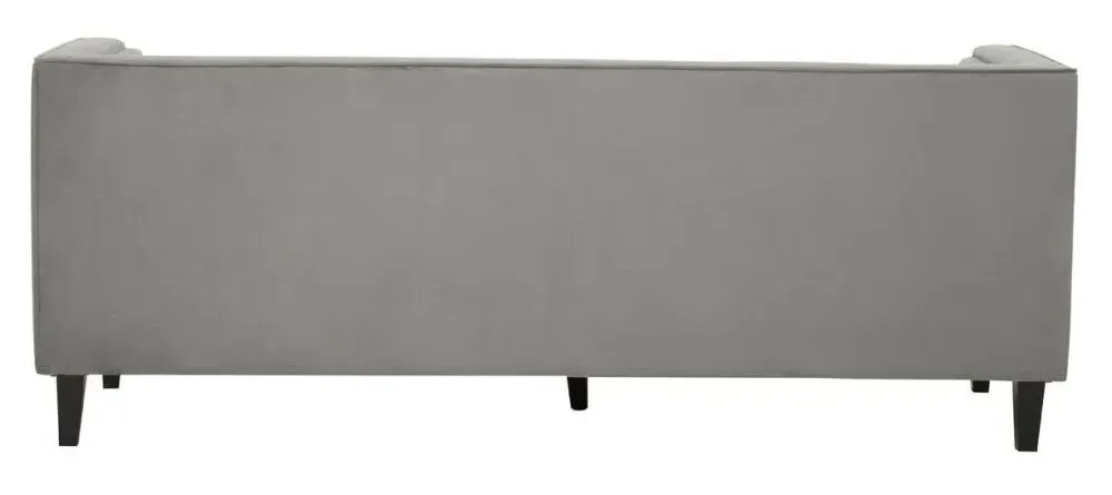 Helia 3-Seater Sofa - Grey, Velvet