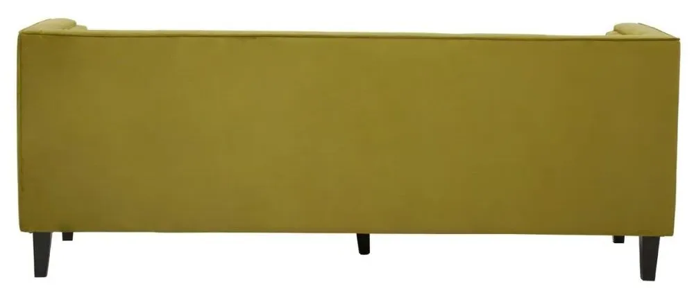 Helia 3-Seater Sofa - Olive, Velvet