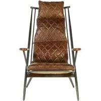 Hoxton Chair - Brown, Leather