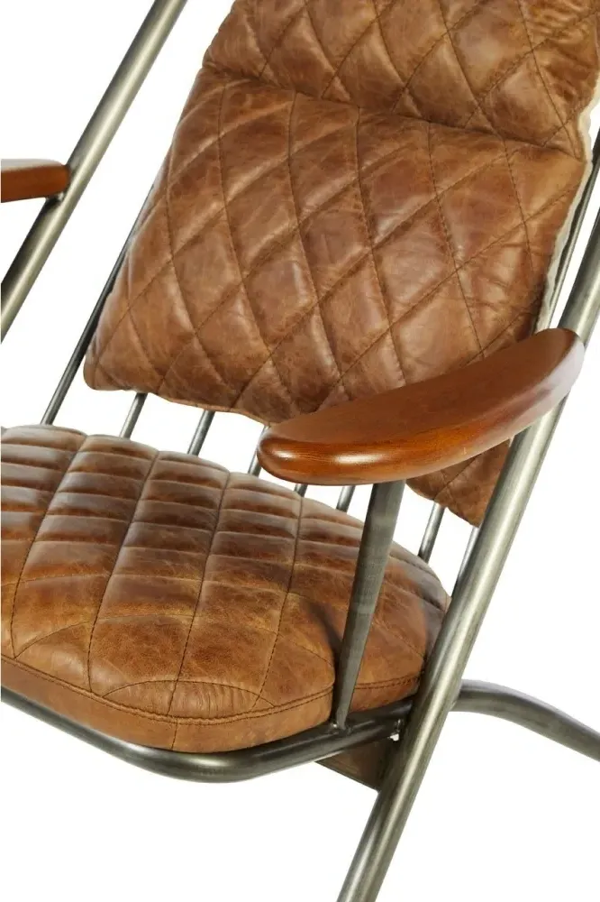 Hoxton Chair - Light Brown, Leather