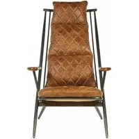 Hoxton Chair - Light Brown, Leather