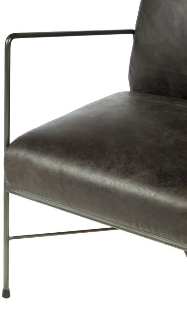 Hoxton Dining Chair - Ebony, Leather