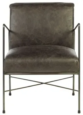 Hoxton Dining Chair - Ebony, Leather