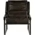 Hoxton Lounge Chair - Dark Brown, Leather
