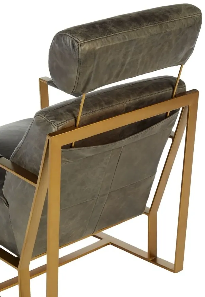 Hoxton Lounge Chair - Ebony, Leather