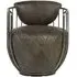 Hoxton Swivel Chair - Ebony, Leather