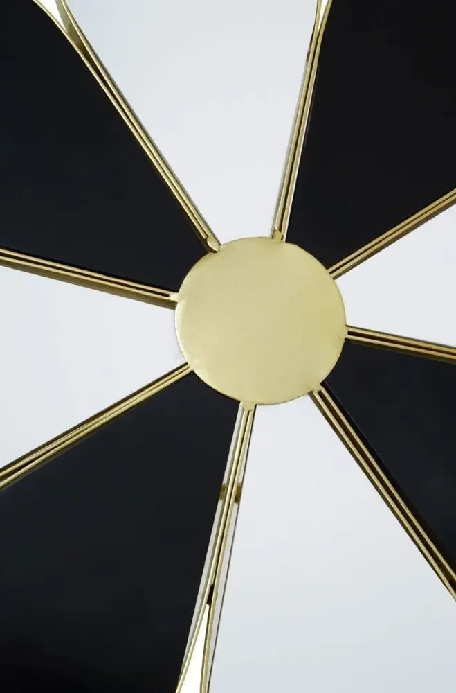 Jodi End Table - Black and White