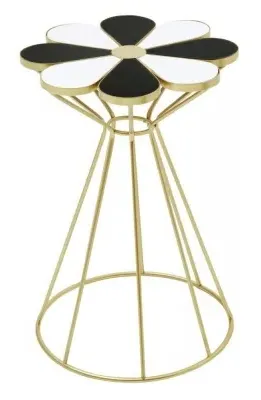 Jodi End Table - Black and White image