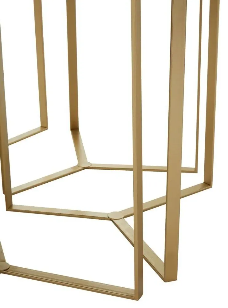 Jodie 6 Piece Flower Table Set - Black