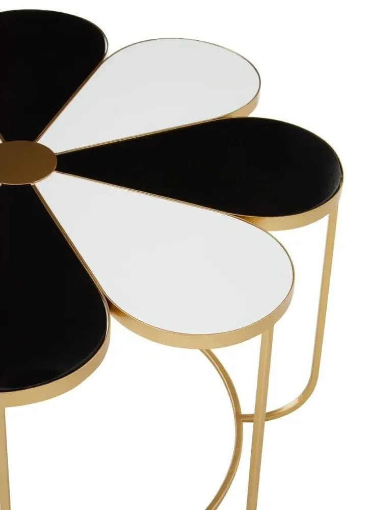 Jodie Flower Coffee Table - Black