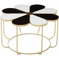 Jodie Flower Coffee Table - Black