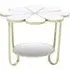 Jodie Flower Shape Side Table - White