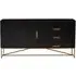 Jonesburg Medium Sideboard - Black, Mango Wood