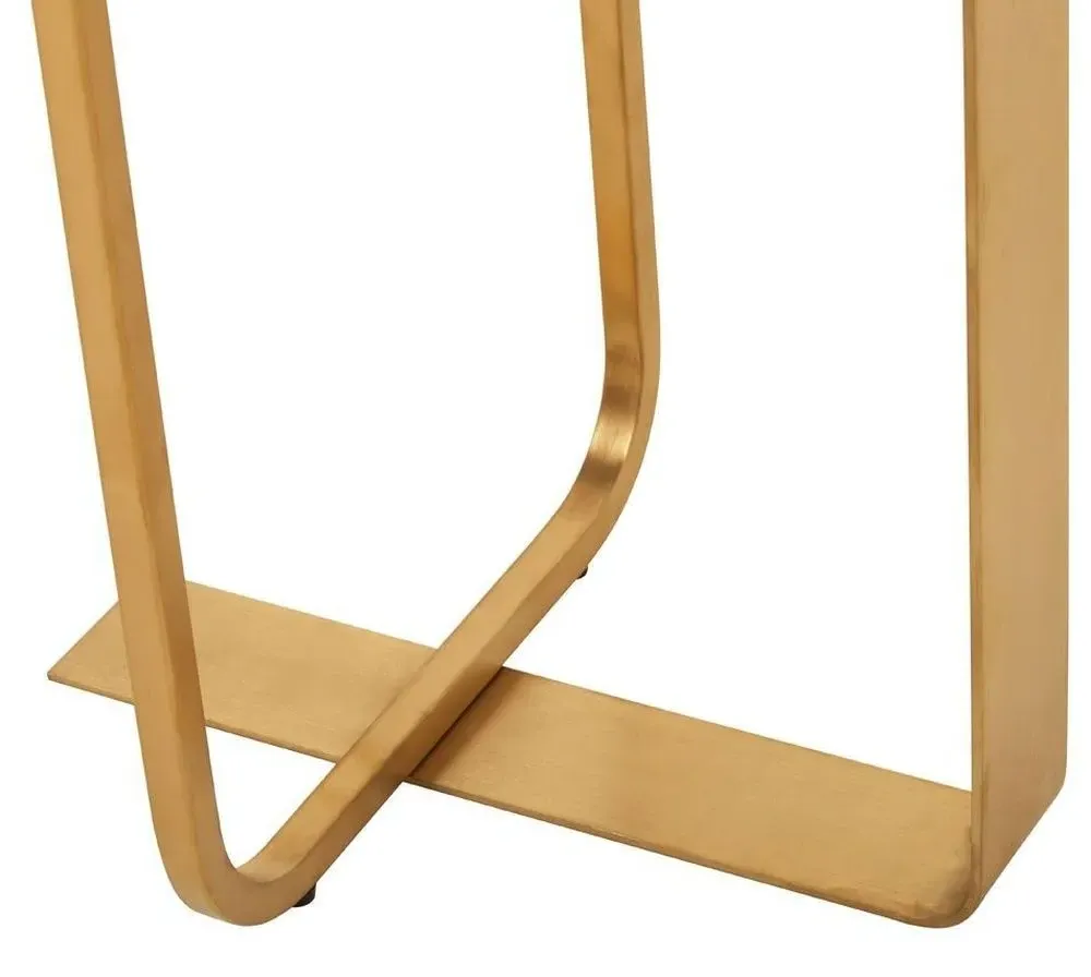 Lena Console Table - Black, Gold