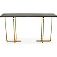Lena Console Table - Black, Gold