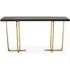 Lena Console Table - Black, Gold