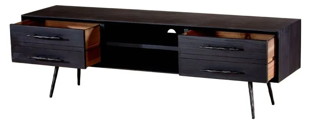 Madsen 160cm TV Unit - Black, Wood