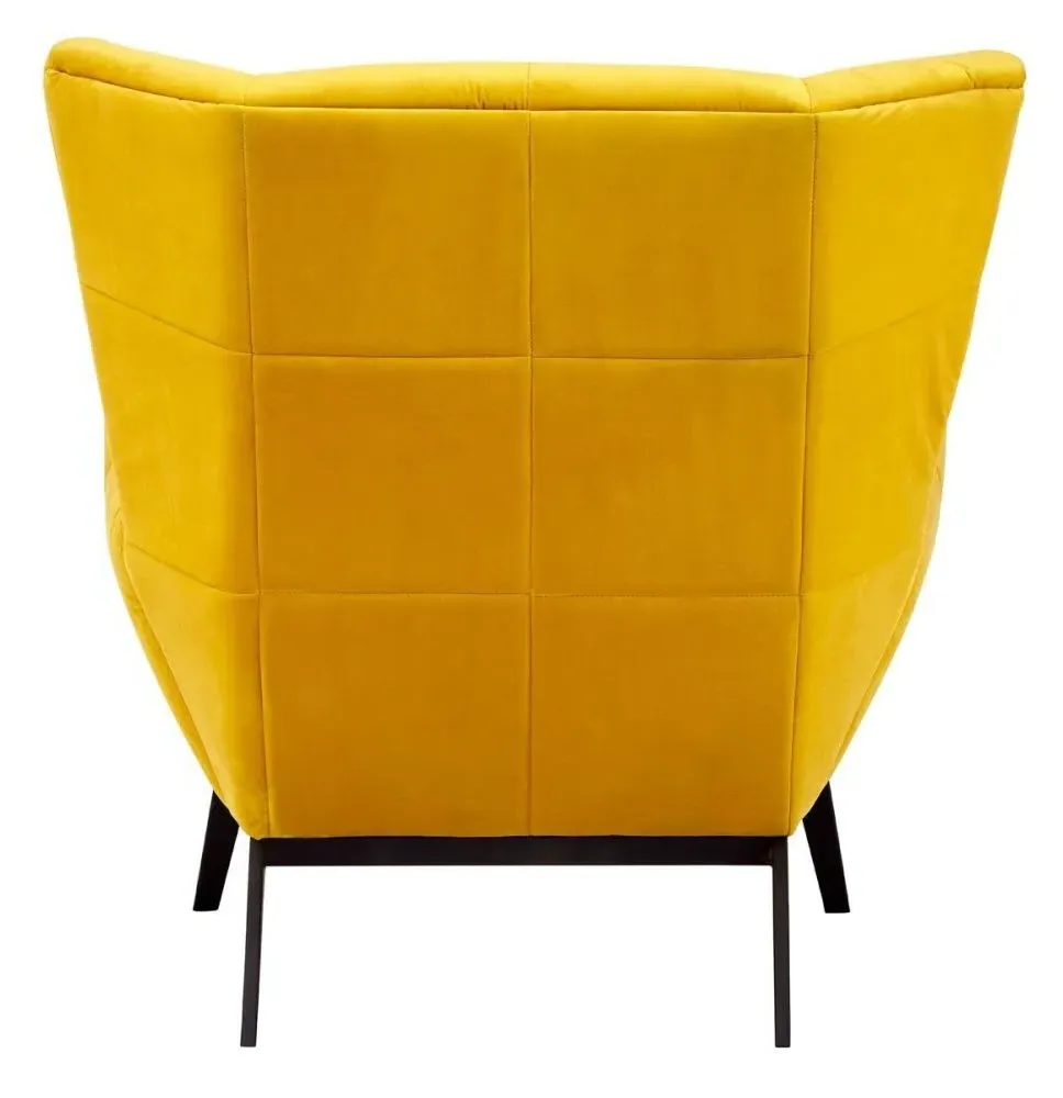 Maiko Armchair - Yellow, Fabric