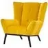 Maiko Armchair - Yellow, Fabric