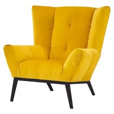 Maiko Armchair - Yellow, Fabric image