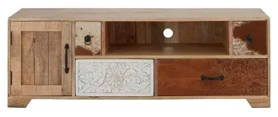 Marwar 130cm TV Unit - Brown, Mango Wood image