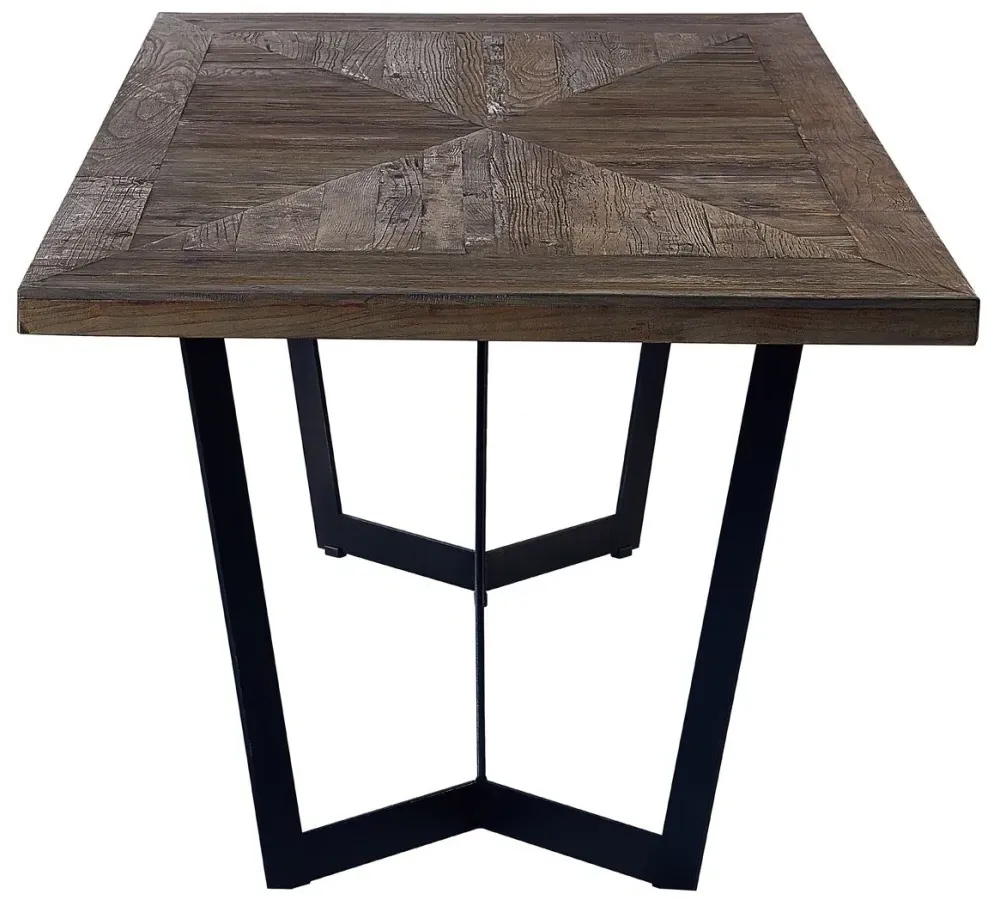 Midas 8 Seater Dining Table - Brown, Elm Wood