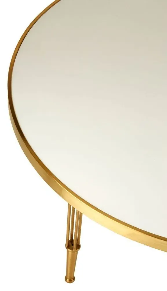 Modica 4 Seater Dining Table - White, Concrete