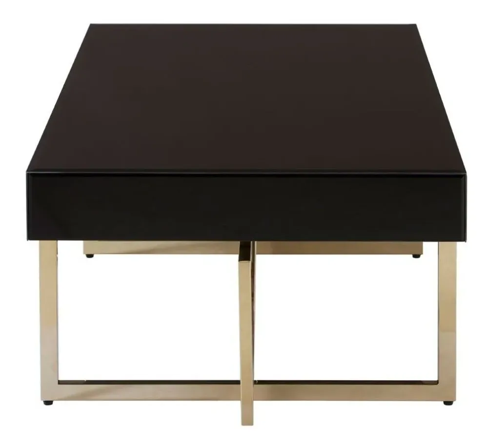 Ragusa Coffee Table - Black, Glass