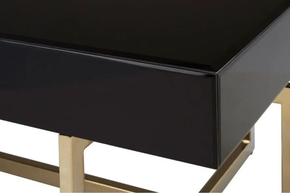 Ragusa Coffee Table - Black, Glass