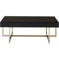 Ragusa Coffee Table - Black, Glass