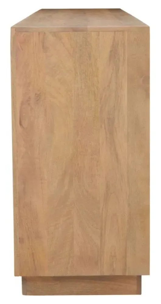 Salem 4 Door Extra Large Sideboard - Black, Mango Wood