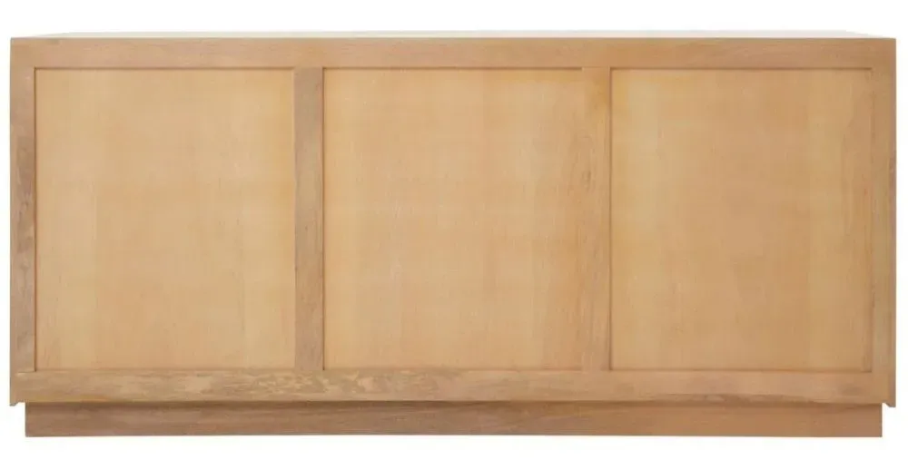 Salem 4 Door Extra Large Sideboard - Black, Mango Wood