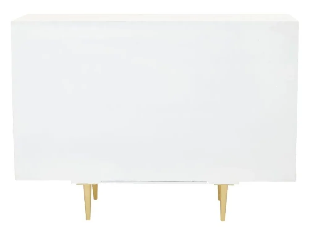 Saras Small Sideboard - White, Mango Wood