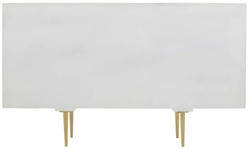 Satara 4 Door Sideboard - White, Mango Wood