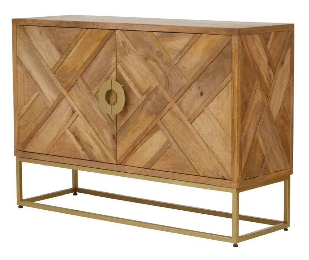 Sedea 2 Door Sideboard - Natural, Mango Wood