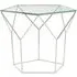 Shalimar Pentagonal Coffee Table - Silver, Glass