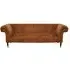 Siena 3-Seater Chesterfield Sofa - Brown, Velvet