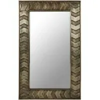 Sirsa Wall Mirror - Silver Metallic