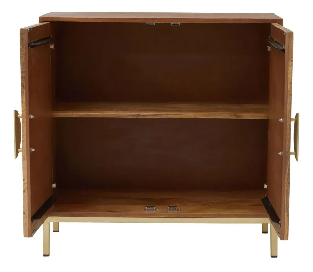 Sona Small Sideboard - Brown, Mango Wood