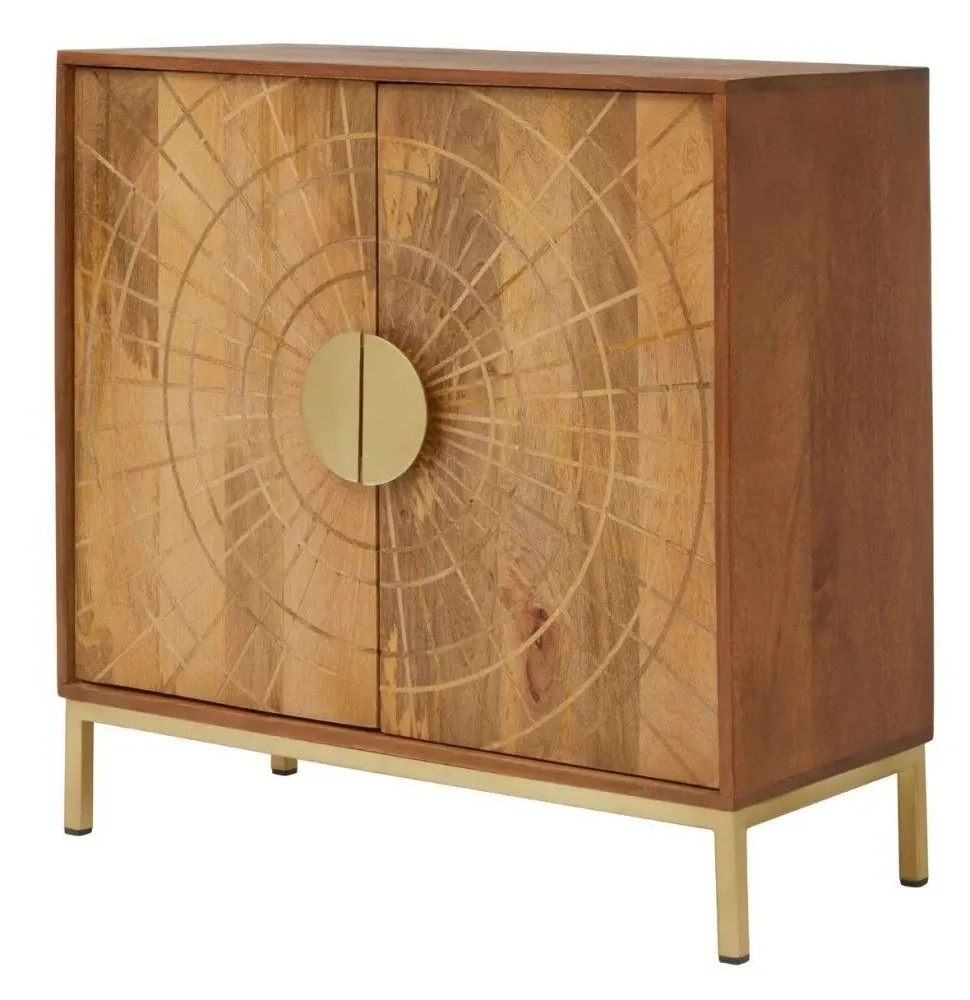 Sona Small Sideboard - Brown, Mango Wood