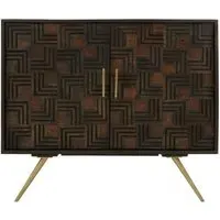 Surak 2 Door Sideboard - Brown, Mango Wood