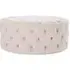 Suri Round Tufted Footstool - Pink