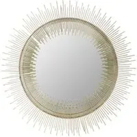 Templar Pewter Spoke Wall Mirror - Silver