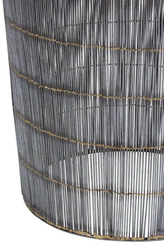 Templar Round Side Table - Silver